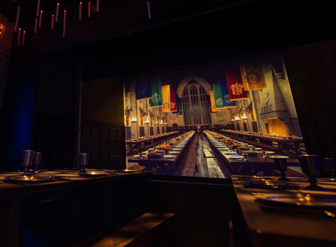 Hogwarts School dining hall 1