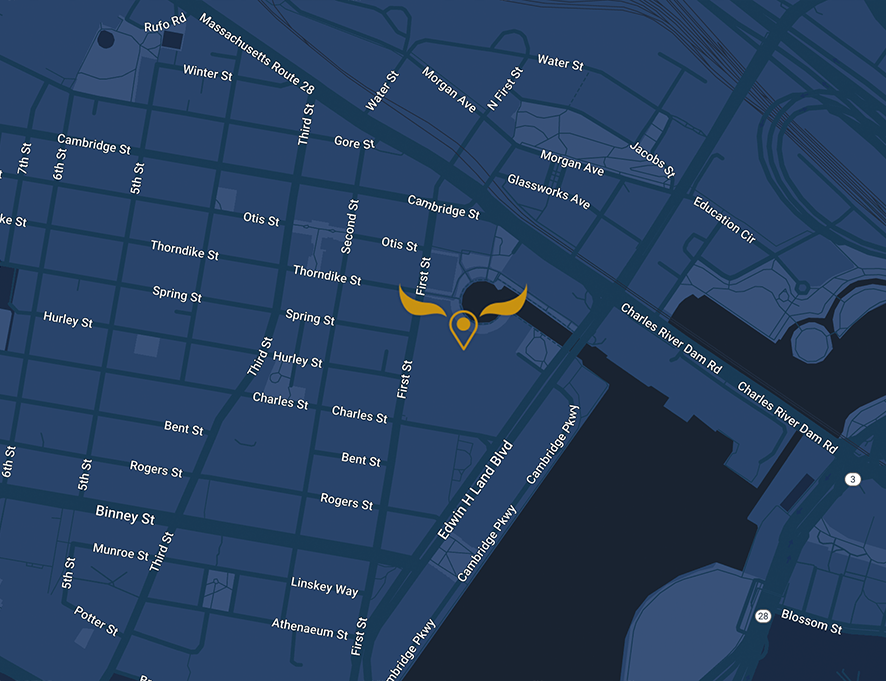 Map of Boston location
